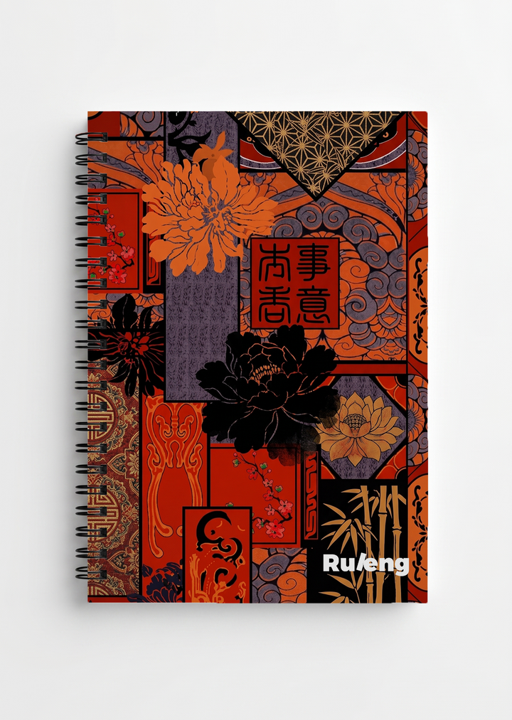 Red Rose Notebook