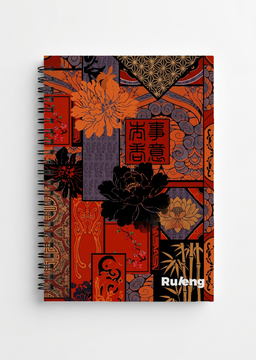 Red Rose Notebook