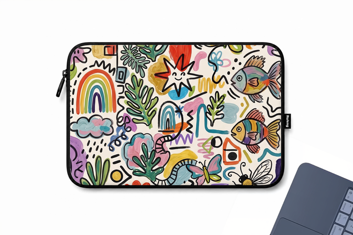 Cute Chaos Laptop Sleeve